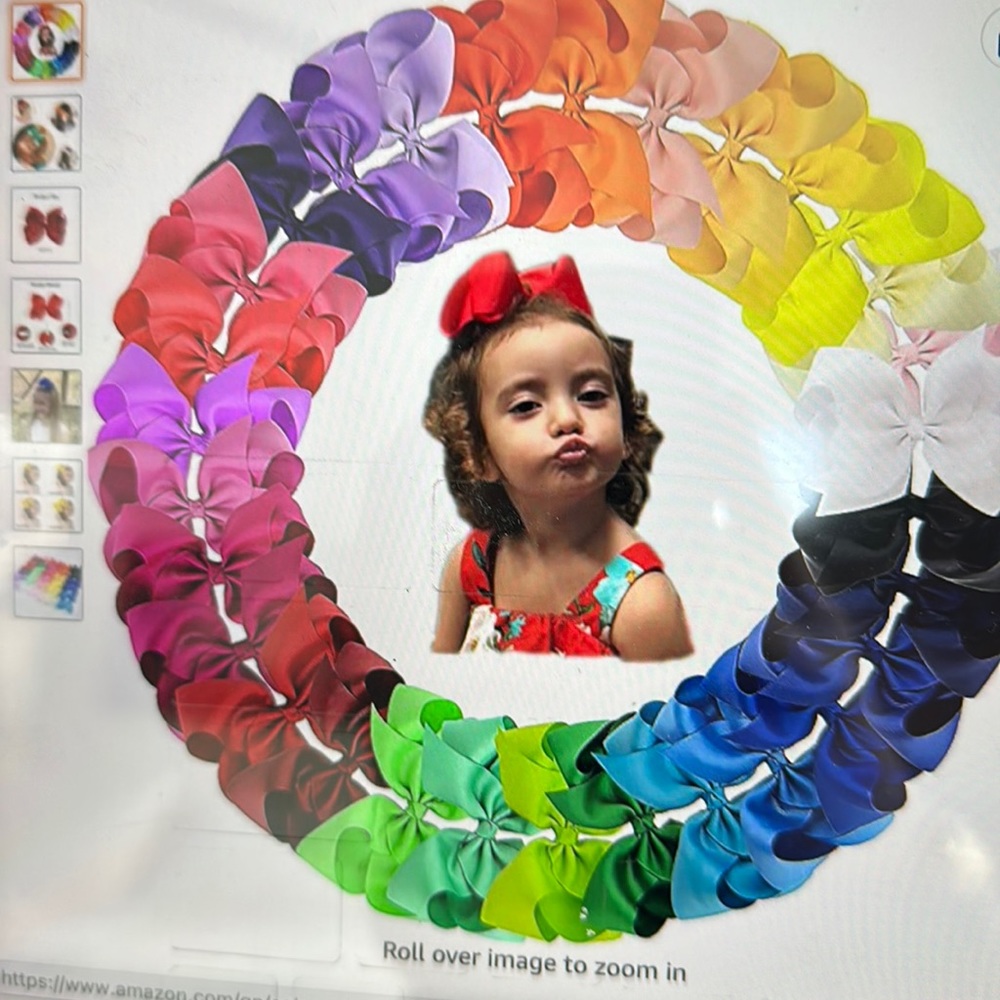Toddler girls bows